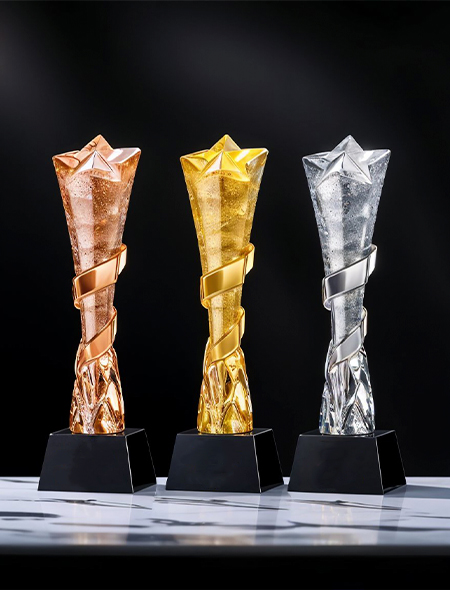 Trophee en laiton Trophee ene cuivre Trophee en inox Trophee en bois